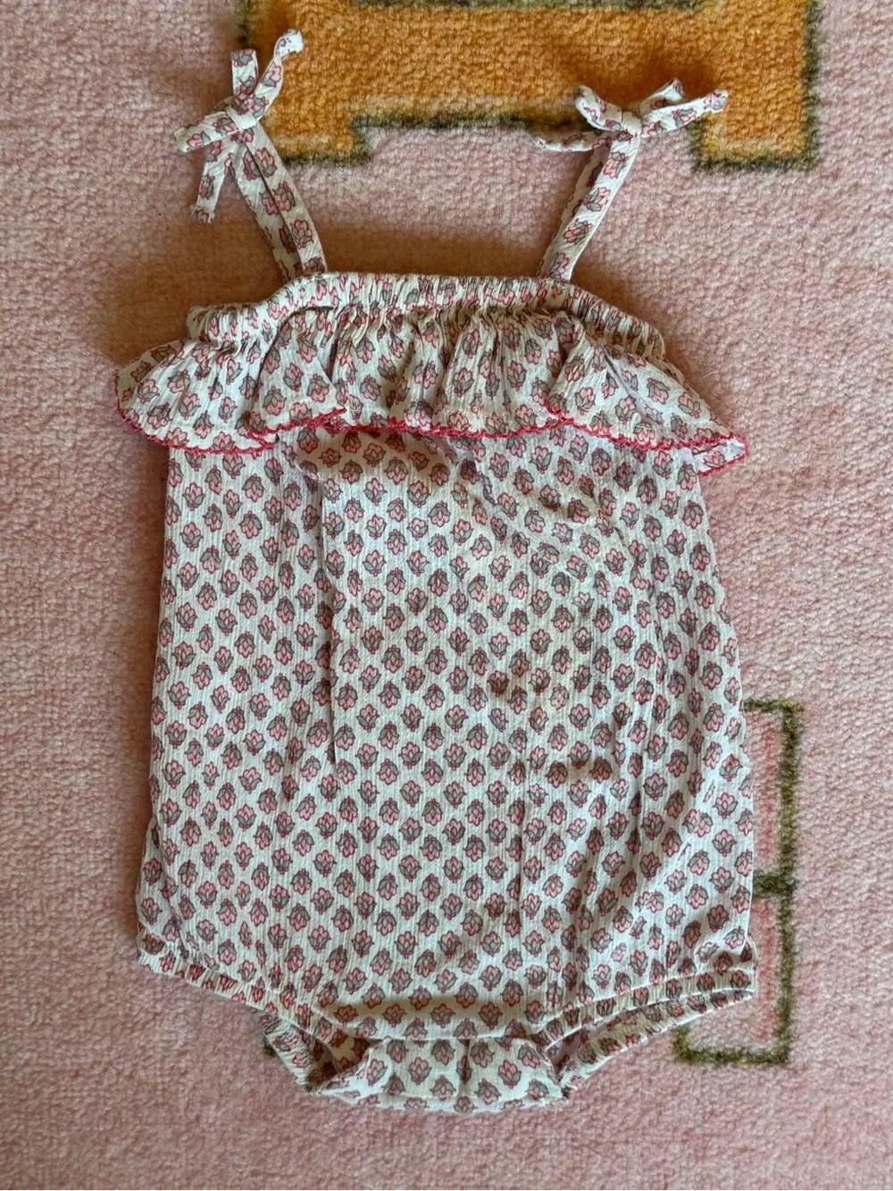 Baby Girl Pink Dress Romper Skirt Lot 12-18M Carters Cat & Jack Old Navy